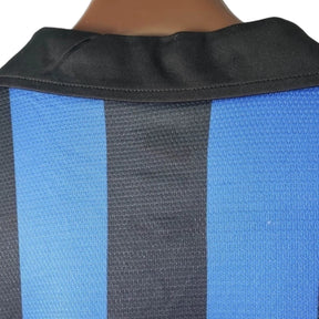 Camisa Retrô Inter de Milão 1998 manga longa - Masculina Nike - Azul e preta