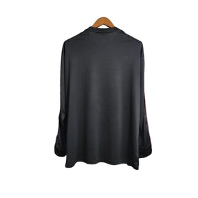 Camisa Flamengo 23/24 manga longa - Torcedor Adidas Masculina - Preta com detalhes em rosa