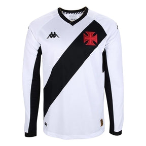 Camisa Vasco da Gama II 23/24 manga longa - Torcedor Kappa Masculina - Branca
