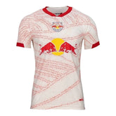 Camisa Red Bull Bragantino I 24/25 - Torcedor Masculina - Branca com detalhes em vermelho