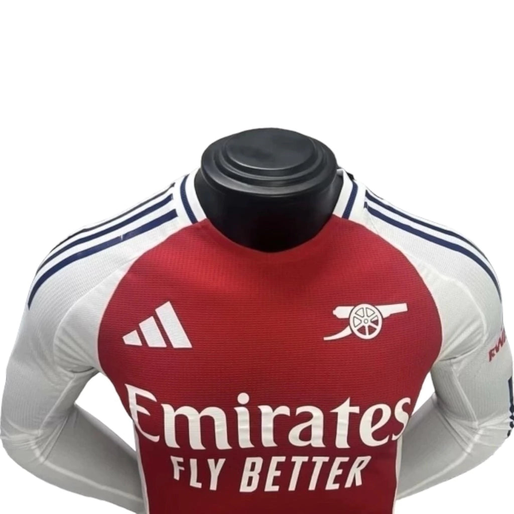 Camisa Arsenal I 24/25 manga longa - Jogador Adidas Masculina - Vermelha e branca