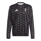 Camisa Juventus Pré-jogo 24/25 manga longa - Torcedor Adidas Masculina - Preta