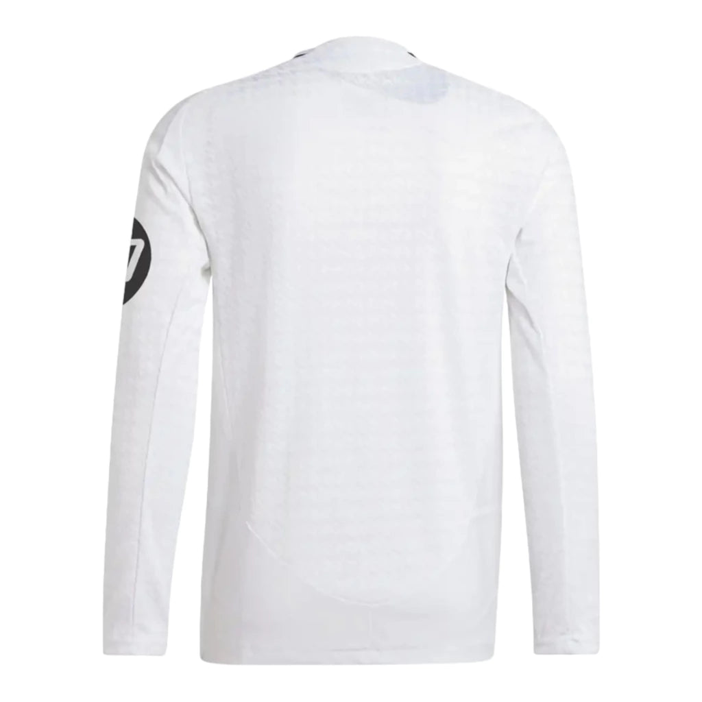 Camisa Real Madrid I 24/25 manga longa - Torcedor Adidas Masculina - Branca