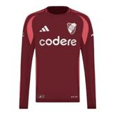 Camisa River Plate II manga longa 24/25 - Torcedor Adidas Masculina - Vermelha