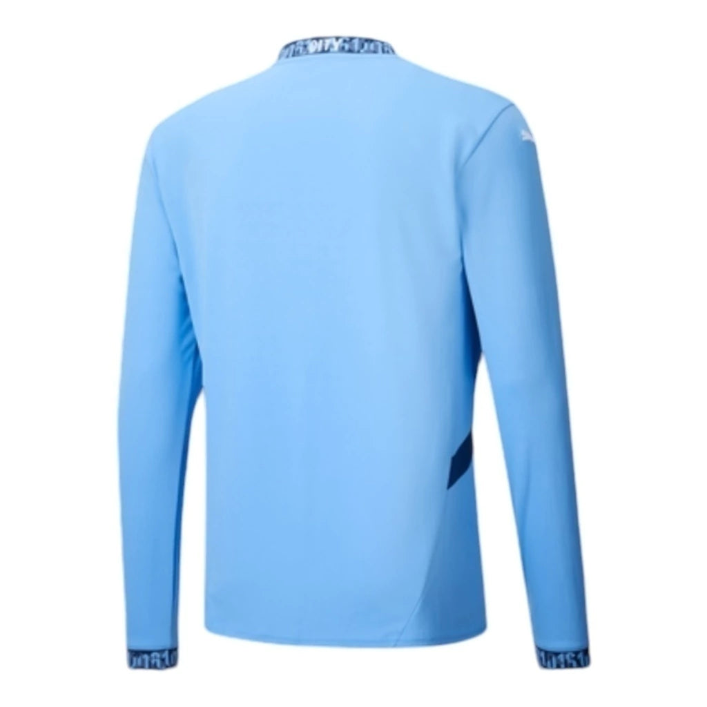 Camisa Manchester City I 24/25 manga longa - Torcedor Puma Masculina - Azul