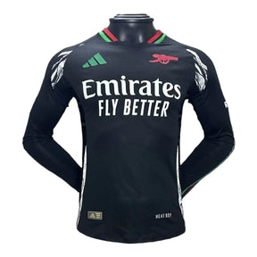 Camisa Arsenal II 24/25 manga longa - Jogador Adidas Masculina - Preta