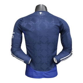Camisa Manchester United II 24/25 manga longa - Jogador Adidas Masculina - Azul