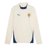 Camisa Seleção Portugal Treino 25/26 manga longa - Torcedor Puma Masculina - Bege