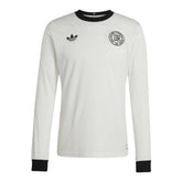 Camisa Seleção Alemanha Edição Aniversário 125 anos I 25/26 manga longa - Torcedor Adidas Masculina - Branca com detalhes em preto