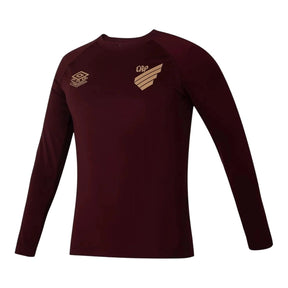 Camisa Athletico Paranaense Treino 25/26 manga longa - Torcedor Umbro Masculina - Vermelha