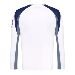 Camisa Tottenham I 25/26 manga longa - Torcedor Nike Masculina - Branca com detalhes em azul