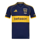 Camisa Boca Juniors I 25/26 - Torcedor Adidas Masculina - Azul com detalhes em amarelo