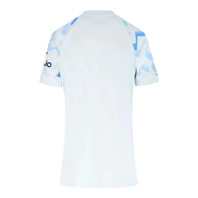 Camisa Inter de Milão II 25/26 - Torcedor Nike Feminina - Branca com detalhes em azul e verde