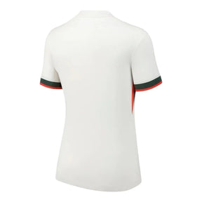 Camisa Chelsea II 25/26 - Torcedor Nike Feminina - Branca com detalhes em verde e vermelho