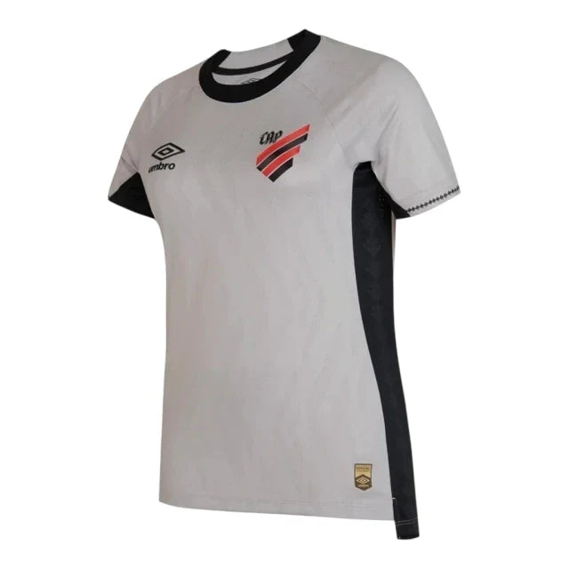 Camisa Athletico Paranaense II 25/26 - Torcedor Umbro Feminina - Branca com detalhes em preto