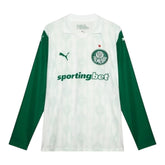 Camisa Palmeiras II 25/26 manga longa - Torcedor Puma Masculina - Branca e verde
