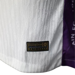 Camisa Al Ain Edição especial Mundial de Clubes II 25/26 - Jogador Nike Masculina - Branca e roxa