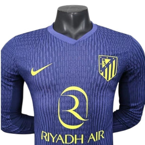 Camisa Atlético de Madrid II 25/26 manga longa - Jogador Nike Masculina - Azul
