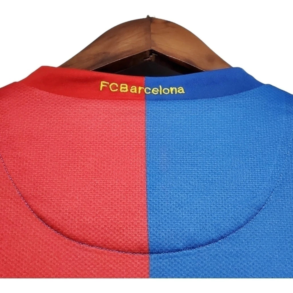 Camisa Retrô Barcelona I 06/07 manga longa - Masculina Nike - Azul e vermelha