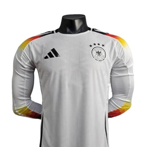 Camisa Seleção da Alemanha I 24/25 manga longa - Jogador Adidas Masculina - Branca