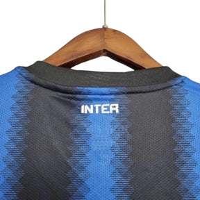Camisa Retrô Inter de Milão I 2010/2011 manga longa - Masculina Nike - Azul e preta