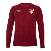 Camisa Athletico Paranaense Treino 24/25 manga longa - Torcedor Umbro Masculina - Vermelha