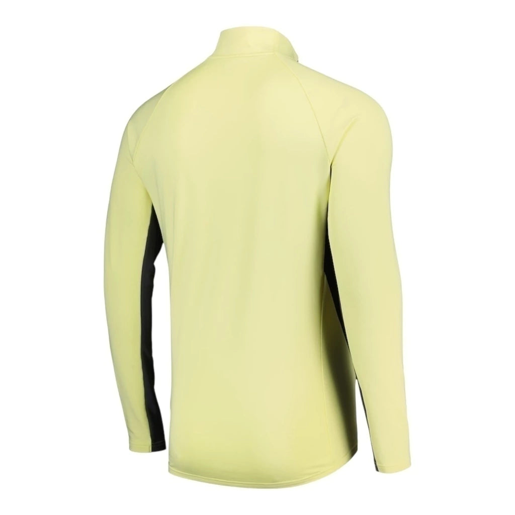 Camisa Everton Treino 24/25 manga longa - Torcedor Castore Masculina - Amarela com detalhes em cinza