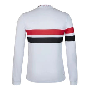 Camisa São Paulo I 25/26 manga longa - Torcedor New Balance Masculina - Branca com detalhes em vermelho e preto