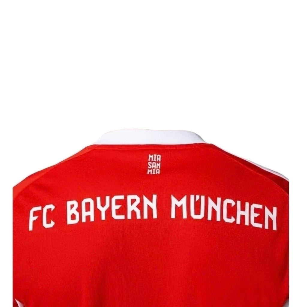Camisa Bayern de Munique I 25/26 manga longa - Torcedor Adidas Masculina - Vermelha com detalhes em branco