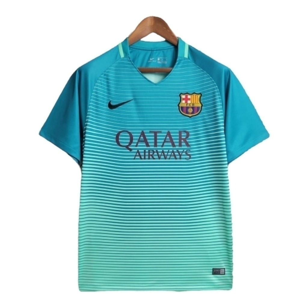 Camisa Retrô Barcelona I 2014/2015 - Nike Masculina - Azul e verde - (Pronta entrega)