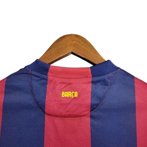 Camisa Retrô Barcelona I 2014/2015 manga longa - Nike Masculina - Azul e vermelha