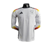 Camisa Seleção da Alemanha I 24/25 manga longa - Jogador Adidas Masculina - Branca