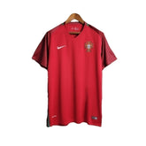 Camisa Retrô Seleção de Portugal I 2016 - Nike Masculina - Vermelha com detalhes em verde - (Pronta entrega)
