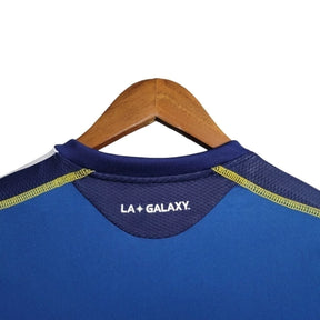 Camisa Retrô La Galaxy II 2011/2012 manga longa - Adidas Masculina - Azul com detalhes em branco e amarelo