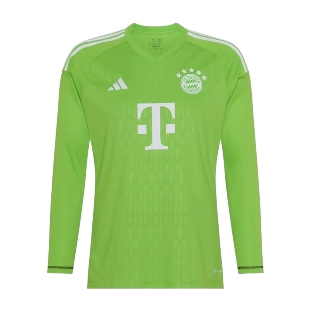 Camisa Bayern de Munique Goleiro III 23/24 manga longa - Torcedor Adidas Masculina - Verde