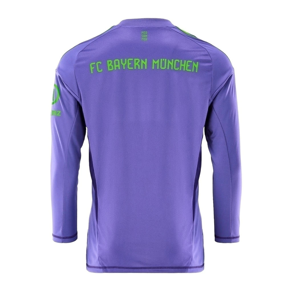 Camisa Bayern de Munique Goleiro II 24/25 manga longa - Torcedor Adidas Masculina - Roxa