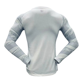Camisa Manchester City Edição especial 24/25 manga longa - Jogador Puma Masculina - Branca com detalhes em cinza