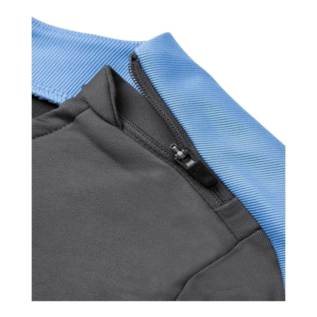 Camisa Tottenham Treino 24/25 manga longa - Torcedor Nike Masculina - Cinza com detalhes em azul