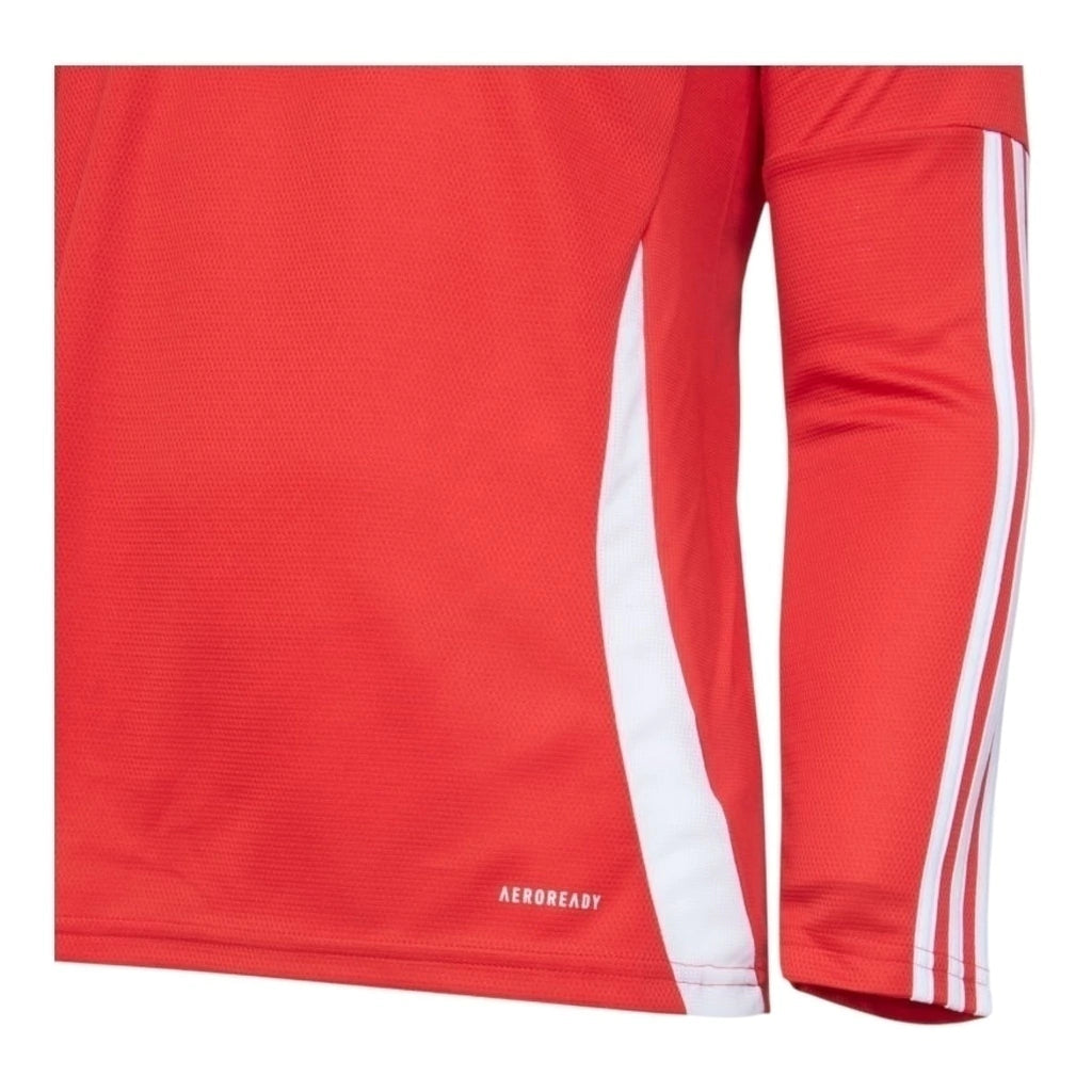 Camisa Internacional I 25/26 manga longa - Torcedor Adidas Masculina - Vermelha com detalhes em branco