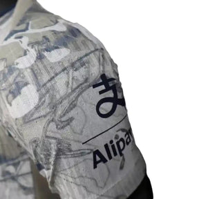 Camisa Tottenham Pré-jogo 25/26 - Jogador Nike Masculina - Branca com detalhes em cinza e azul