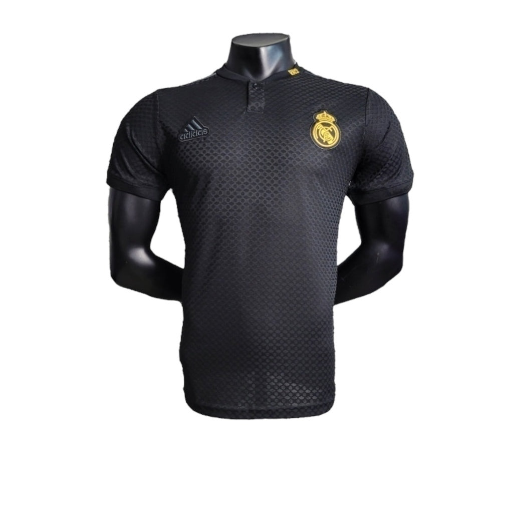 Camisa Real Madrid Treino 23/24 - Jogador Adidas Masculina - Preta - (Pronta entrega)