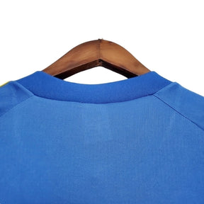 Camisa Retrô Boca Juniors I 1981 manga longa - Adidas Masculina - Azul com detalhes em amarelo