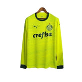 Camisa Palmeiras III 23/24 manga longa - Torcedor Puma Masculina - Verde fluorescente