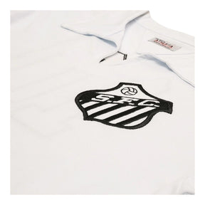 Camisa Retrô Santos 1962 manga longa - Masculina - Branca