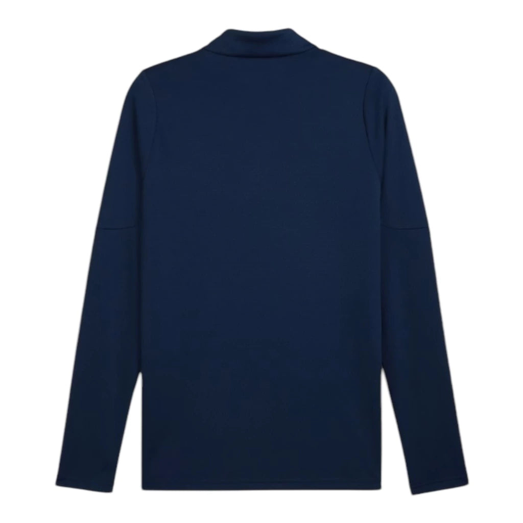 Camisa Seleção Portugal Treino 25/26 manga longa - Torcedor Puma Masculina - Azul com detalhes em branco