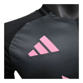 Camisa Inter Miami II 25/26 manga longa - Jogador Adidas Masculina - Preta com detalhes em rosa