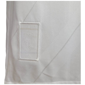 Camisa Retrô Real Madrid I 2017/2018 manga longa - Adidas Masculina - Branca com detalhes em azul