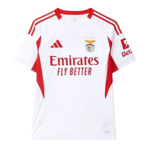 Camisa Benfica III 25/26 - Torcedor Adidas Masculina - Branca com detalhes em vermelho