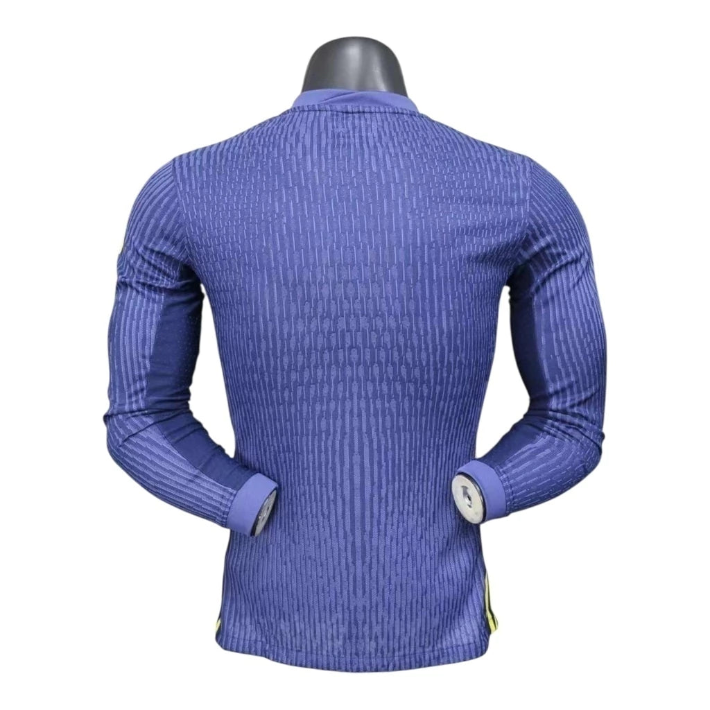 Camisa Atlético de Madrid II 25/26 manga longa - Jogador Nike Masculina - Azul