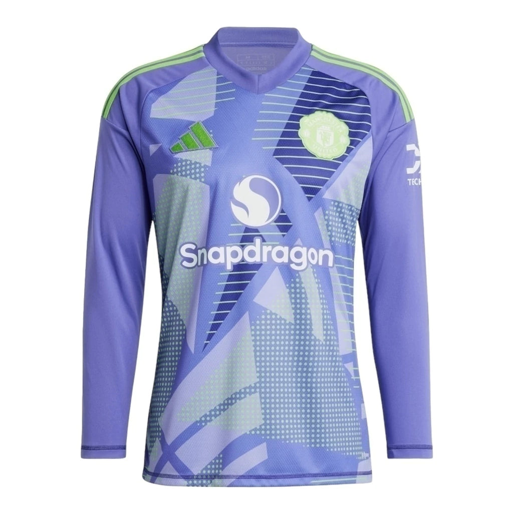 Camisa Manchester United Goleiro I 24/25 - Torcedor Adidas Masculina - Roxa